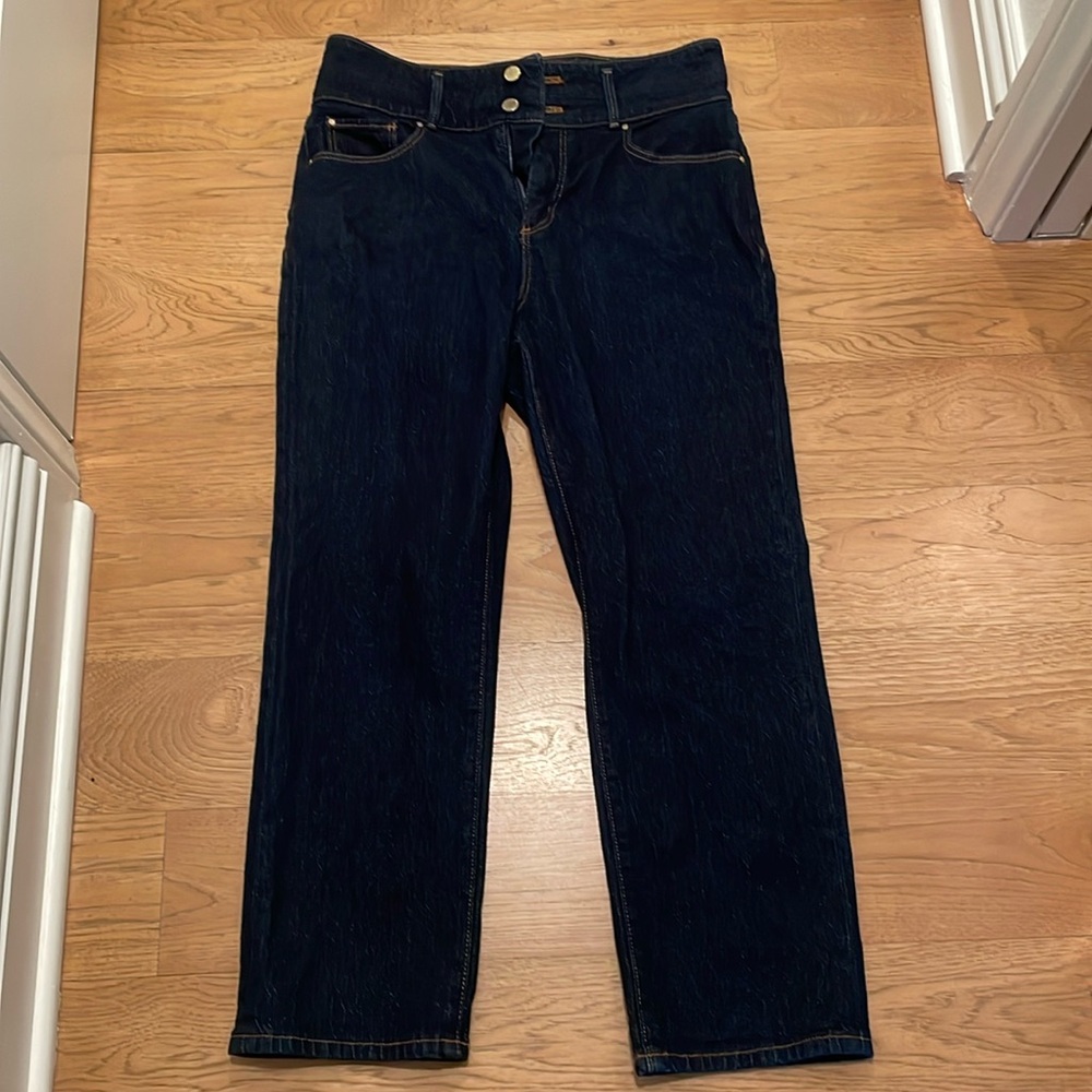 Ann Taylor Straight Crop jeans (high rise)